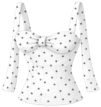 Versique Multi-Wear Top in Polka Dot